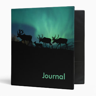 Caribou and Northern Lights Binder