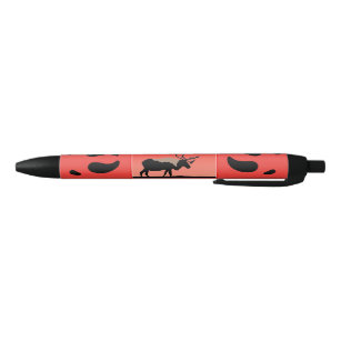Caribou at Sunset  - Original Wildlife Art Black Ink Pen