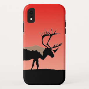 Caribou at Sunset  - Original Wildlife Art iPhone XR Case