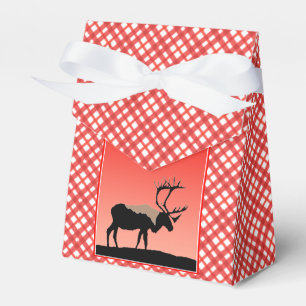 Caribou at Sunset - Original Wildlife Art Favor Box