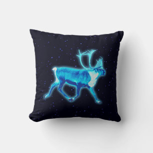 Caribou bleu (rennes) Oreiller