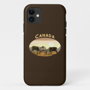 Caribou Duel - Canada iPhone 11 Case