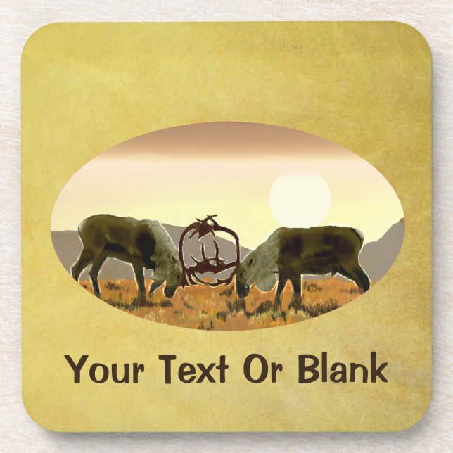 Caribou Duel Coaster (Front)