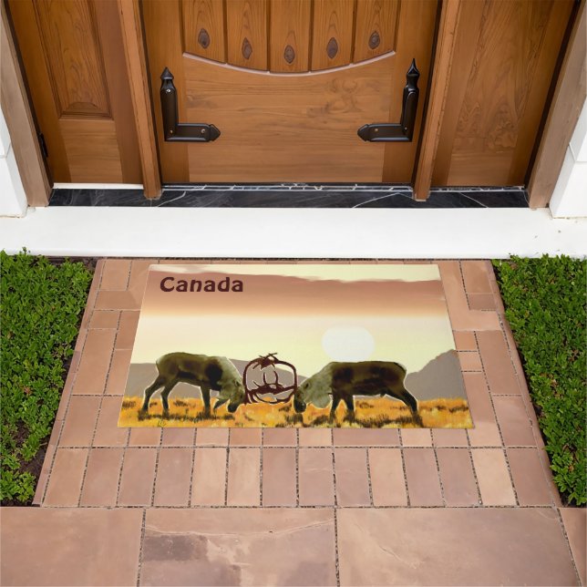 Caribou Duel Doormat (Outdoor)