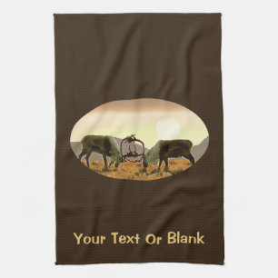Caribou Duel Kitchen Towel