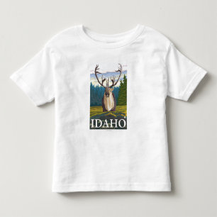 Caribou in the Wild - Idaho Toddler T-shirt