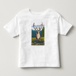 Caribou in the Wild - West Yellowstone, MT Toddler T-shirt