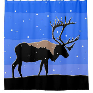 Caribou in Winter - Original Wildlife Art