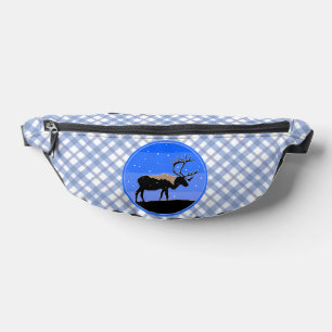 Caribou in Winter - Original Wildlife Art Fanny Pack