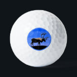 Caribou in Winter  - Original Wildlife Art Golf Balls<br><div class="desc">Caribou in Winter portrait, original painting. We specialize in cute and funny original art. Buy this for yourself or as a great gift for your Caribou in Winter loving friends. Be creative - click on CUSTOMIZE to add/remove/change text, resize the picture, change colours or anything else the customization tool will...</div>