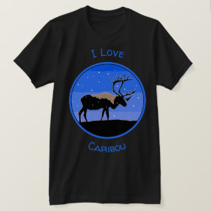 Caribou in Winter  - Original Wildlife Art T-Shirt