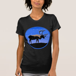 Caribou in Winter - Original Wildlife Art T-Shirt