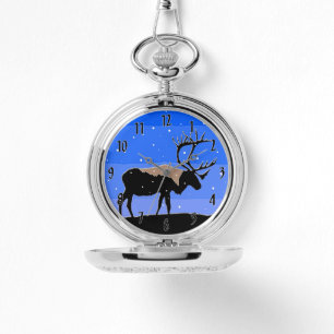 Caribou in Winter  - Original Wildlife Art Watch