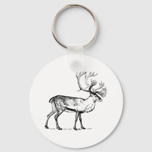 Caribou Keychain