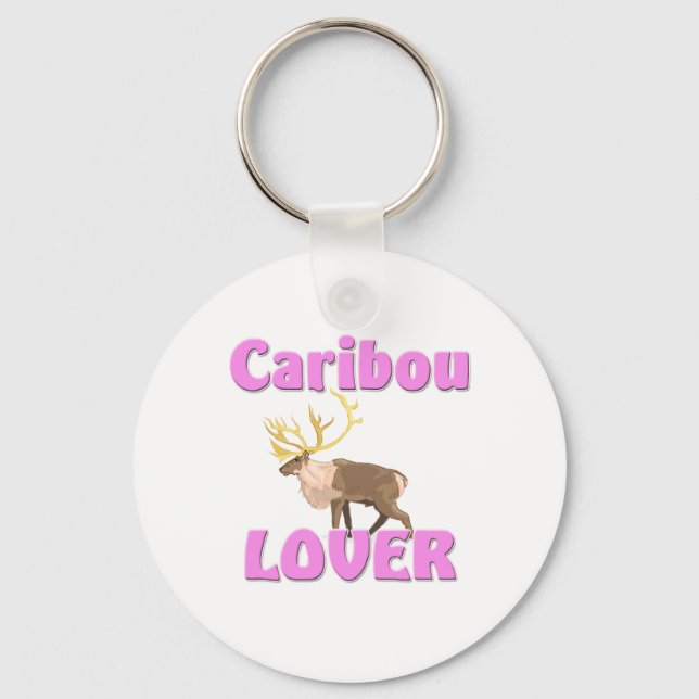 Caribou Lover Keychain (Front)