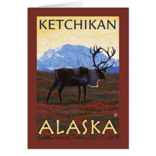 Caribou Scene - Ketchikan, Alaska