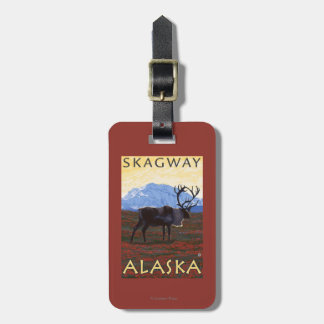 Caribou Scene - Skagway, Alaska Luggage Tag
