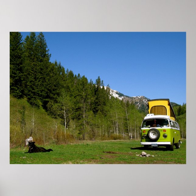 Caribou-Targhee National Forest Camping Photo Poster (Front)