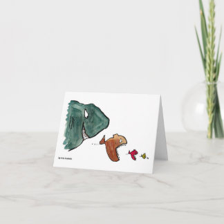 Caricature amusante Carte de voeux d'anniversaire