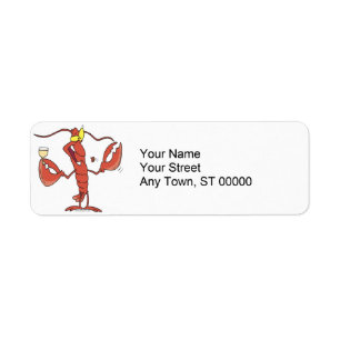 caricature amusante de homard