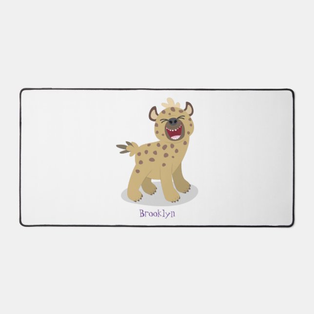 Caricature amusante hyena riant illustration (Recto)