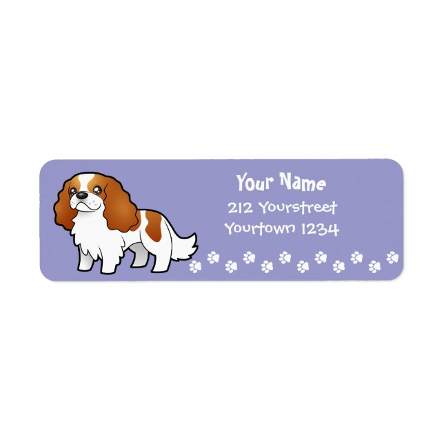 Caricature Cavalier King Charles Spaniel (Devant)