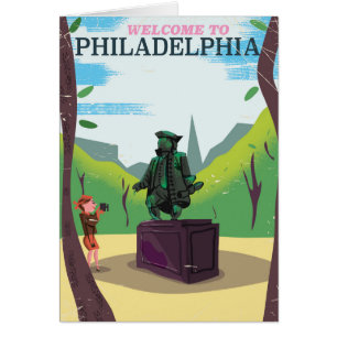 Caricature de Benjamin Franklin Philadelphie