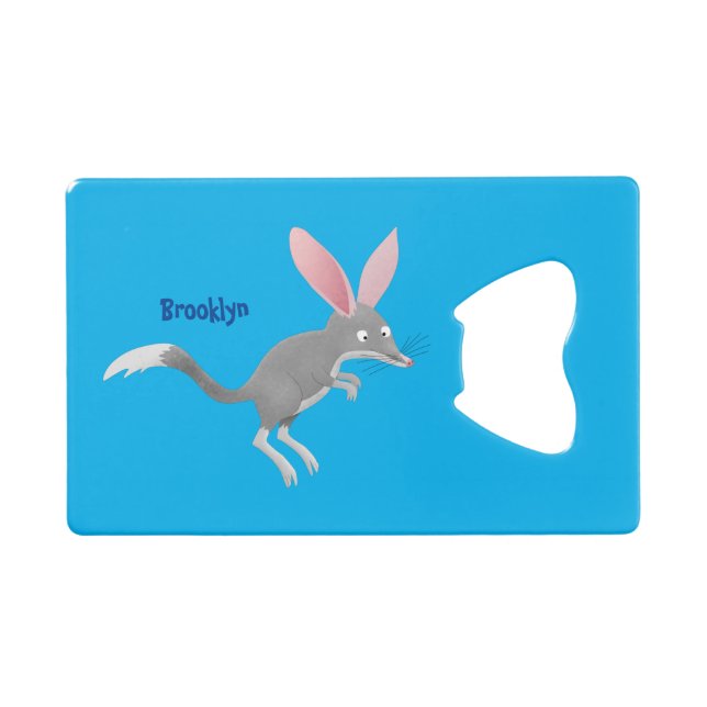 Caricature de bilby australien très heureuse (Devant (Horizontal))