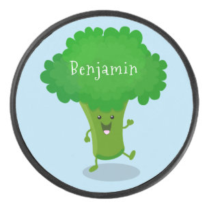 Caricature de brocoli dansant Cute kawaii