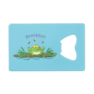 Caricature de grenouille vert mignon