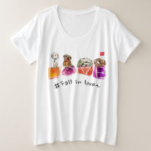 caricature de l'animal de compagnie Plus Taille