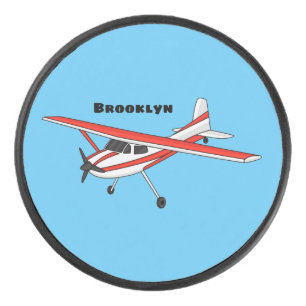 Caricature de l'avion à train de vélo