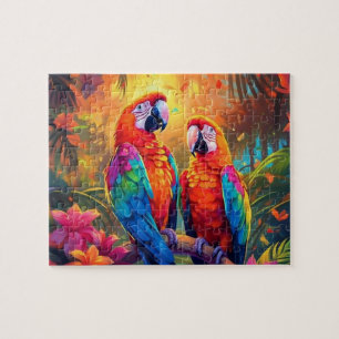 Caricature de perroquet Puzzle Puzzle