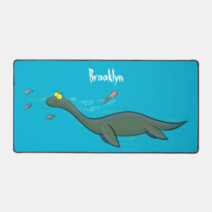 Caricature de plesiosaure, monstre marin mignon et
