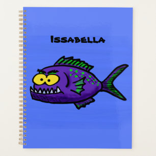 Caricature de poisson de Piranha