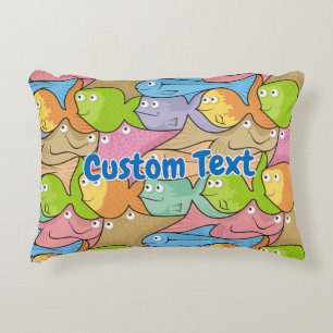 Caricature de poissons coussin d'accent