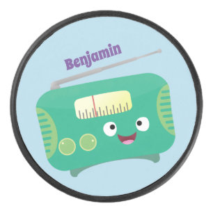 Caricature de radio rétro amusante