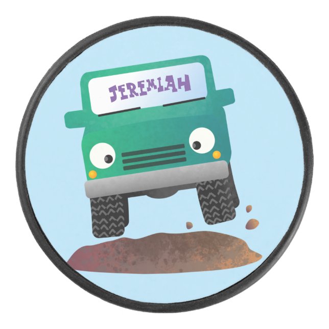 Caricature de voiture 4 X4 hors route (Devant)