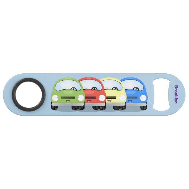 Caricature de voitures Cute kawaii (Devant (Horizontal))