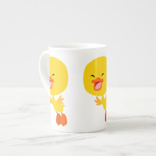 Caricature de vol mignon canard caniche Chine Mug