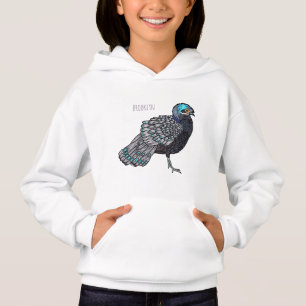 Caricature d'oiseau de faisan paon de Bornéo
