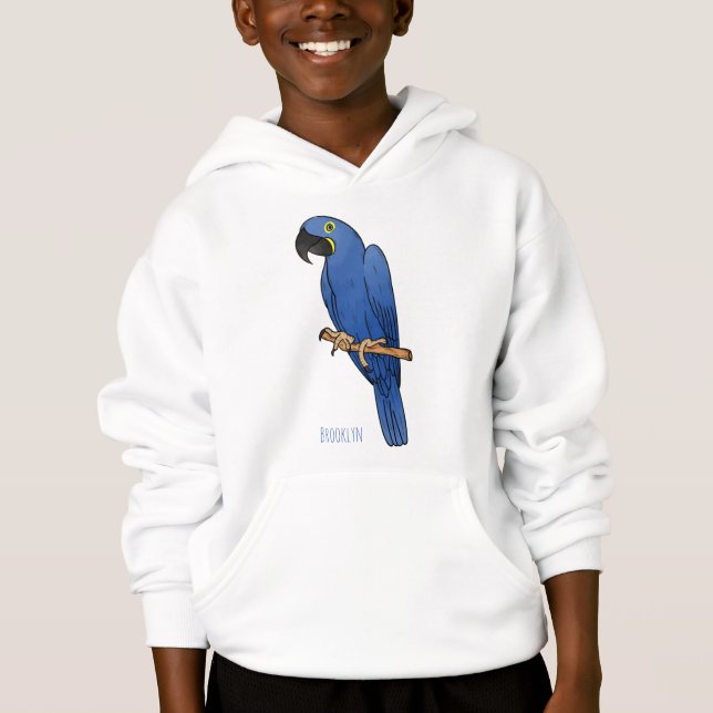 Caricature d'oiseau macaw Hyacinth (Devant)