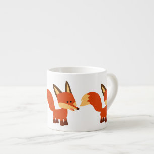 Caricature en Astute Fox Espresso Mug