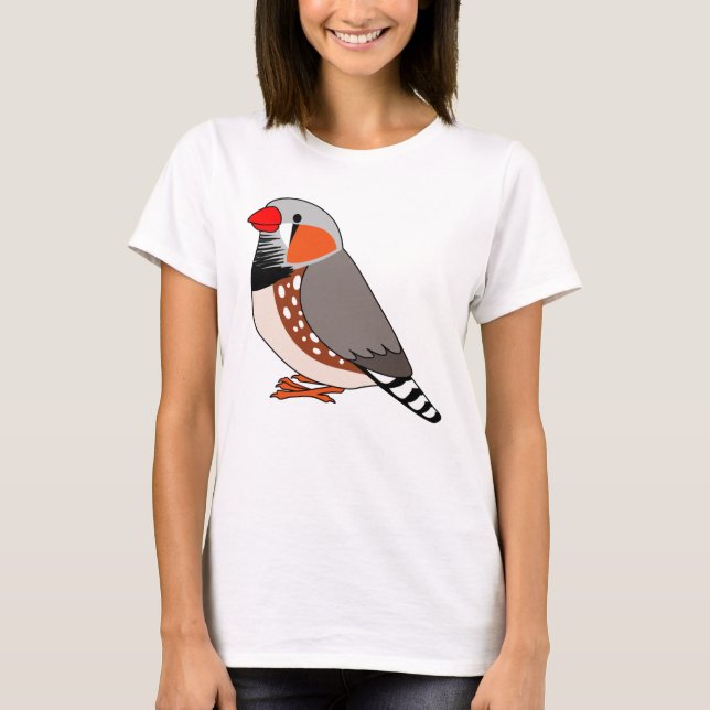 Caricature en finition zèbre mignon dessin T-shirt (Devant)