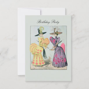 Caricature Fashions ~  Invitations / RSVP