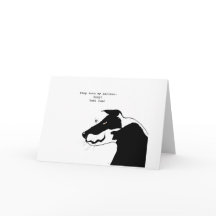 Caricature Harry et carte de voeux Fly