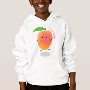 Caricature jaune mangue mignonne