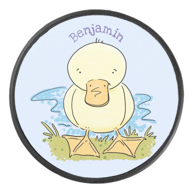 Caricature jaune mignon pour canard bébé (Devant)