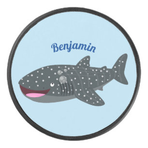 Caricature joli requin baleine joyeux