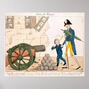 Caricature of Charles X  and Henri Duc de Poster